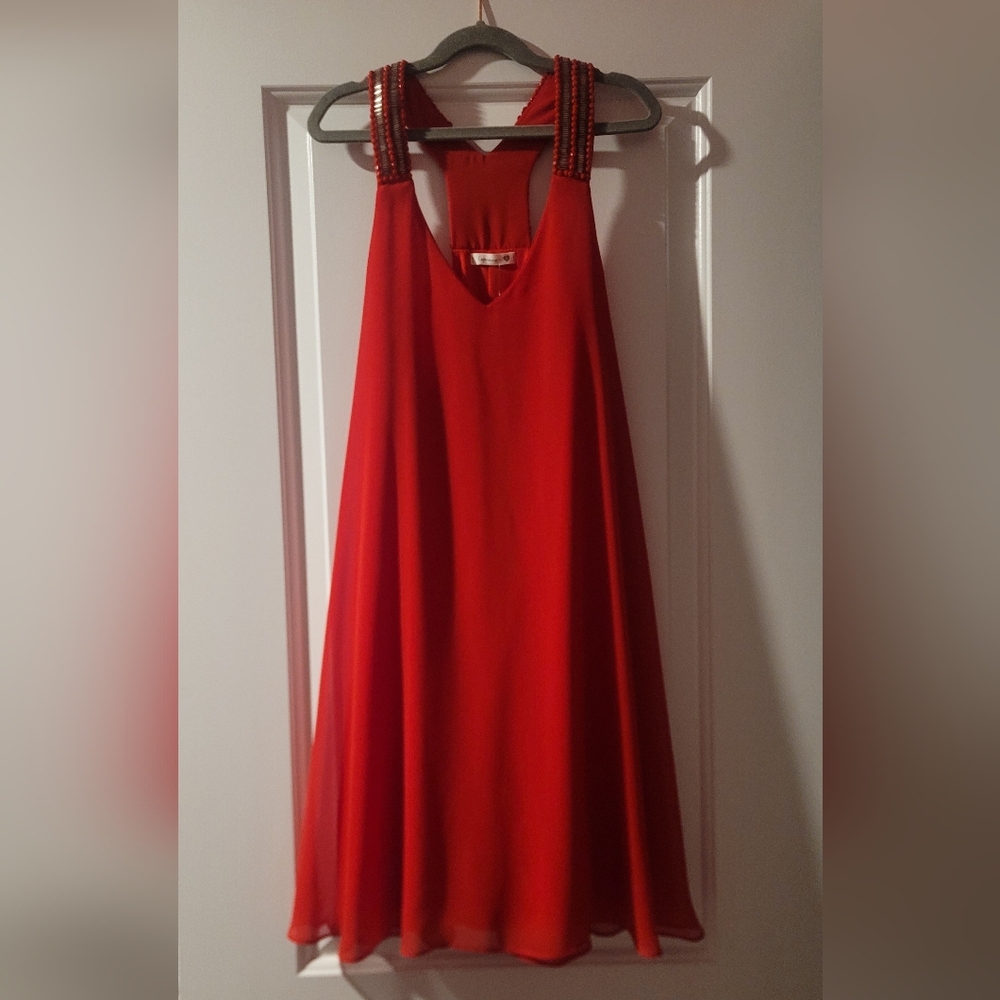 Soprano Vibrant Red Beautiful Dress